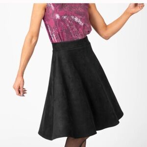 XS/S/M/L Agnes & Dora Faux Suede Skirt B05
